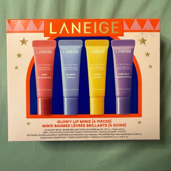LANEIGE Other - LIMITED EDITION laneige glowy lip minis- Never Opened
